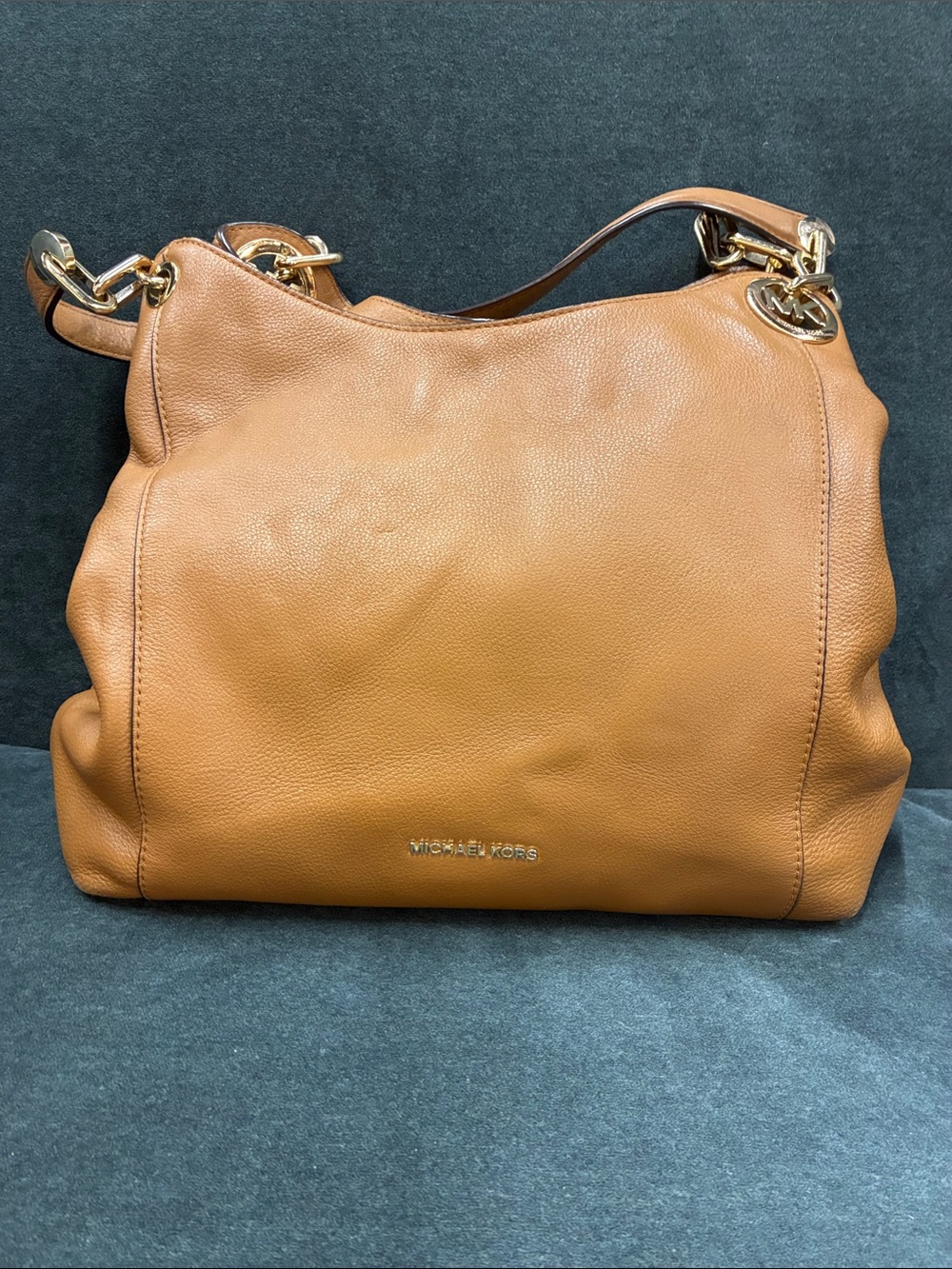 Michael Kors Caramel Leather Shoulder Bag
